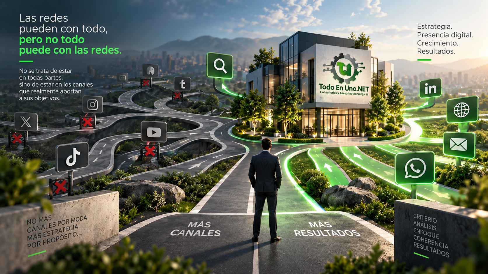 Siete componentes de la Arquitectura de Presencia Digital y Criterio Comercial APDCC